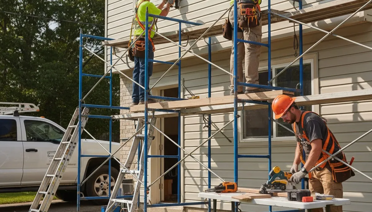 Vinyl siding installation on a Fort Collins, CO home by FX Remodeling & Exteriors
