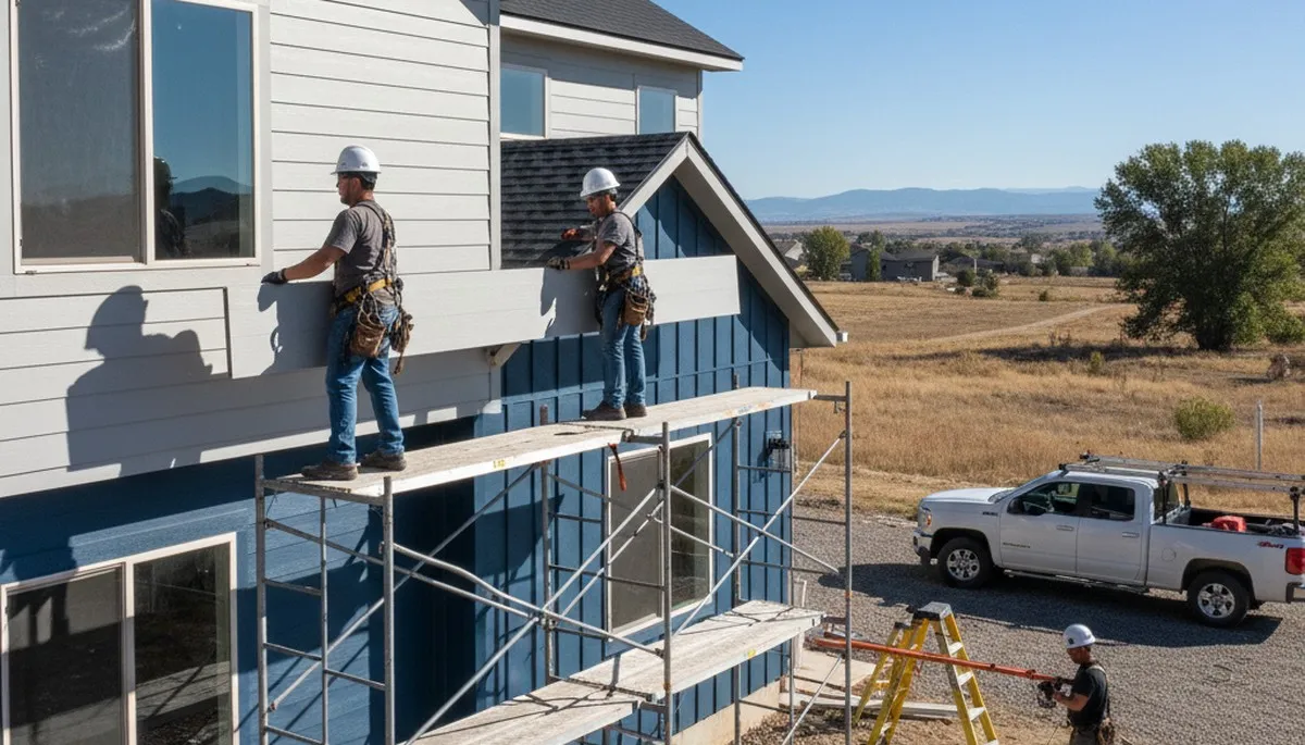Vinyl siding installation in Fort Collins, CO by a professional siding contractor